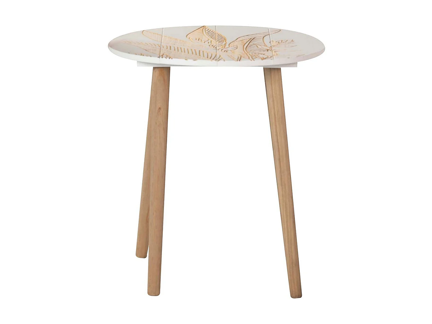 Mesa Auxiliar Madera Talla 45x45x50 Cm