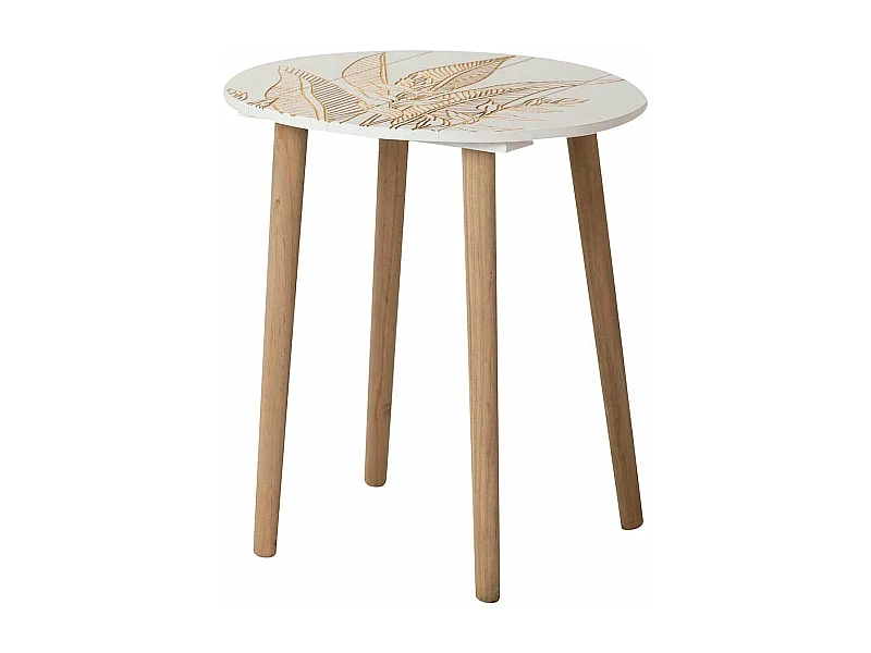 Mesa Auxiliar Madera Talla 45x45x50 Cm