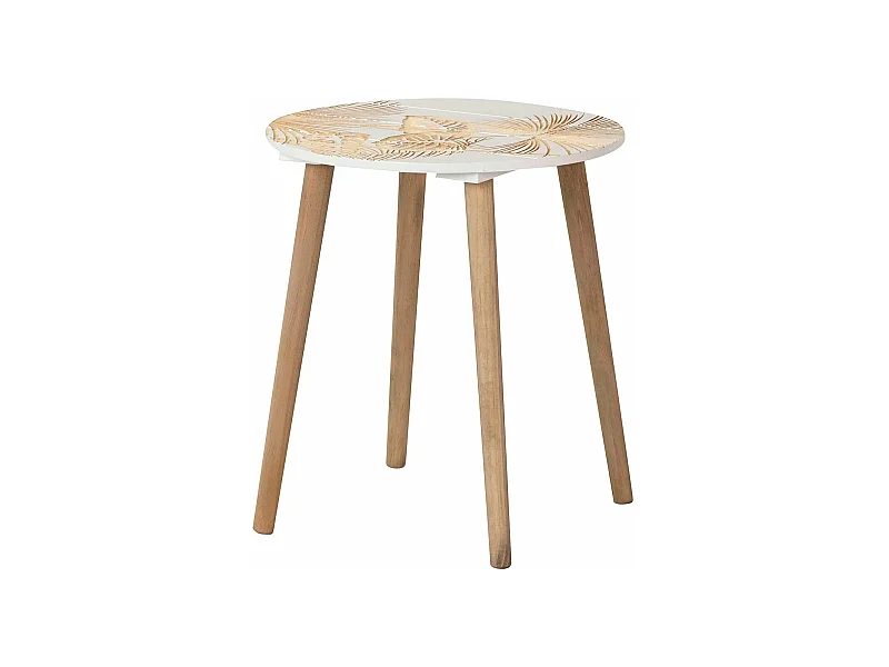 Mesa Auxiliar Madera Talla 45x45x50 Cm