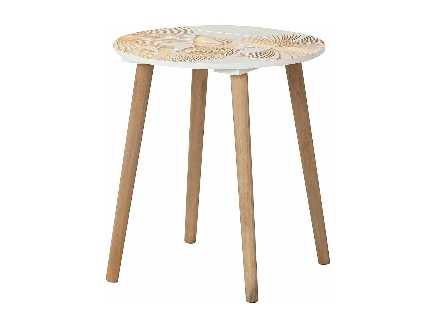 Mesa Auxiliar Madera Talla 45x45x50 Cm