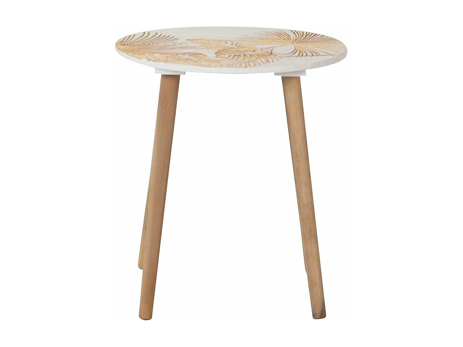 Mesa Auxiliar Madera Talla 45x45x50 Cm