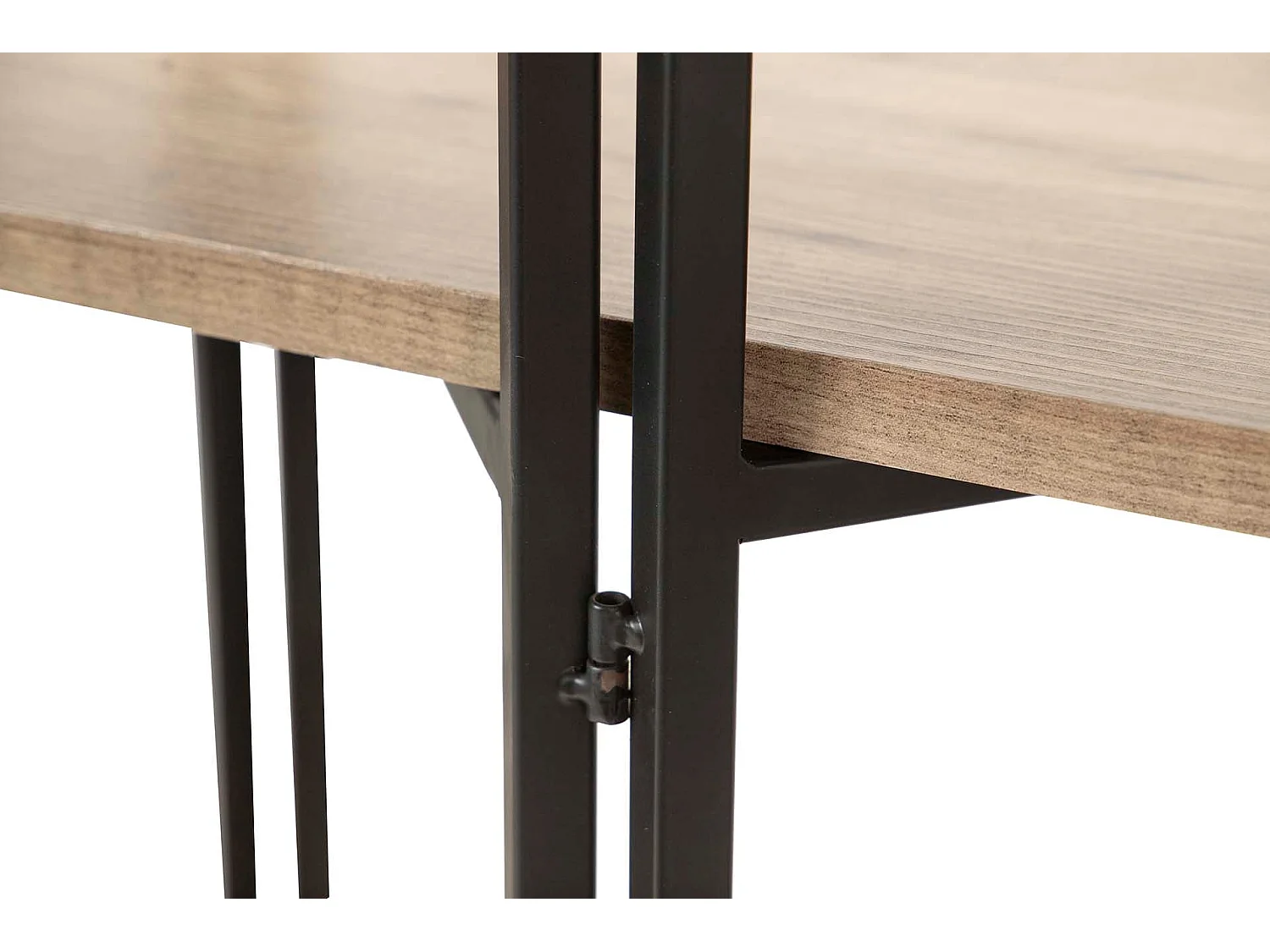 Estanteria Mdf Metal Vinilo K/d 120x29x180 Cm