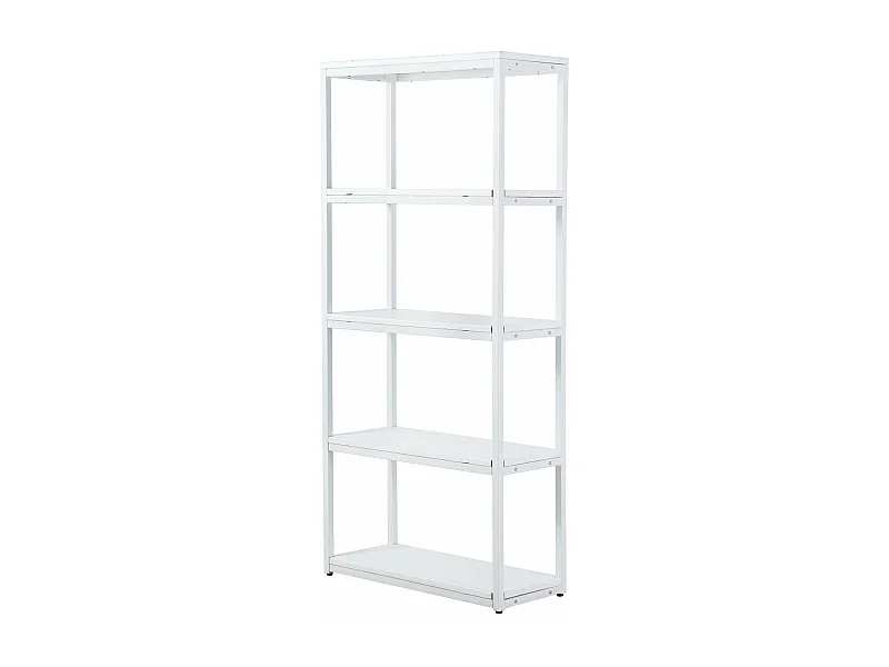 Librero Madera Metal Nashville 90x40x200 Cm