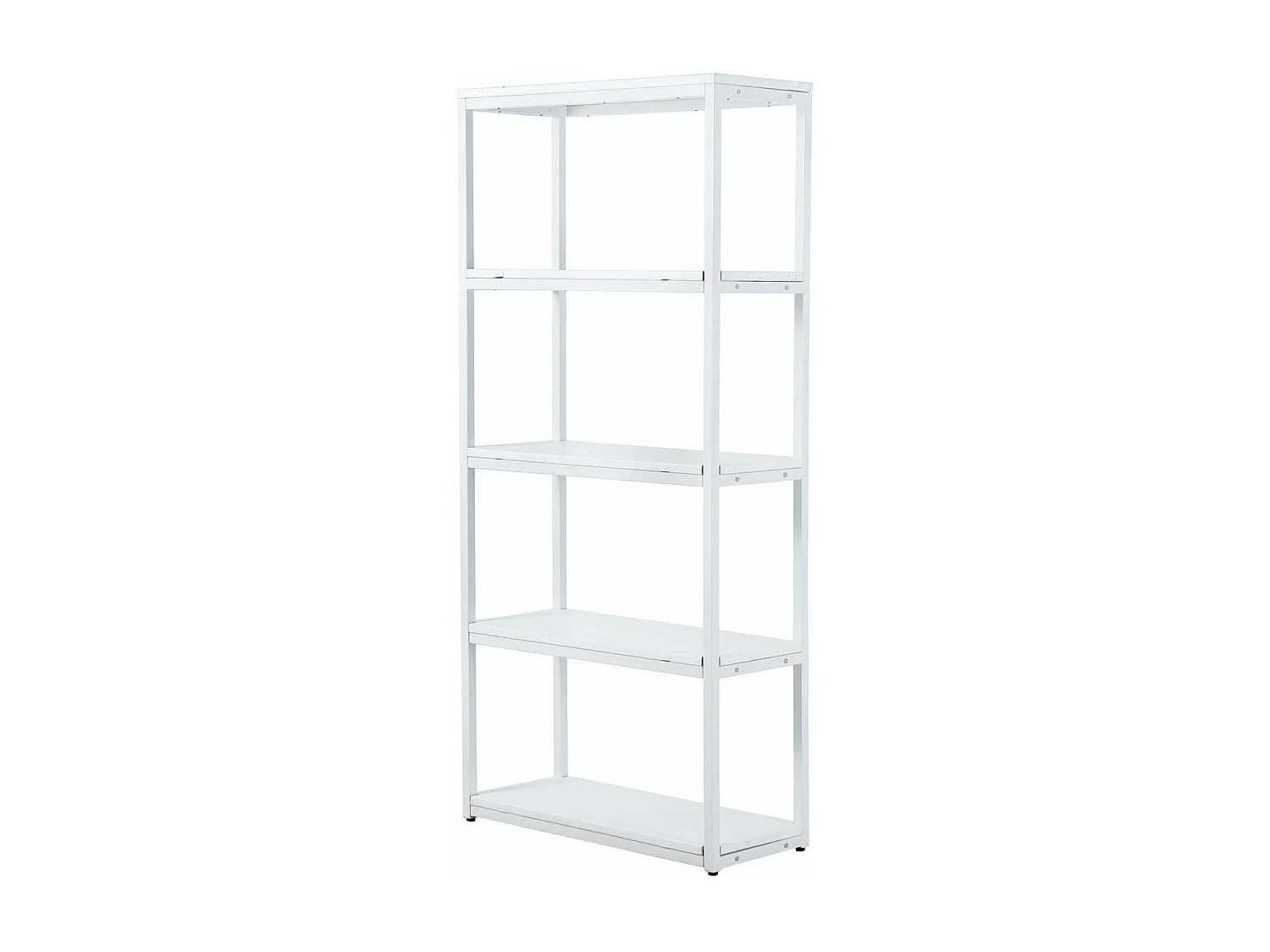 Librero Madera Metal Nashville 90x40x200 Cm