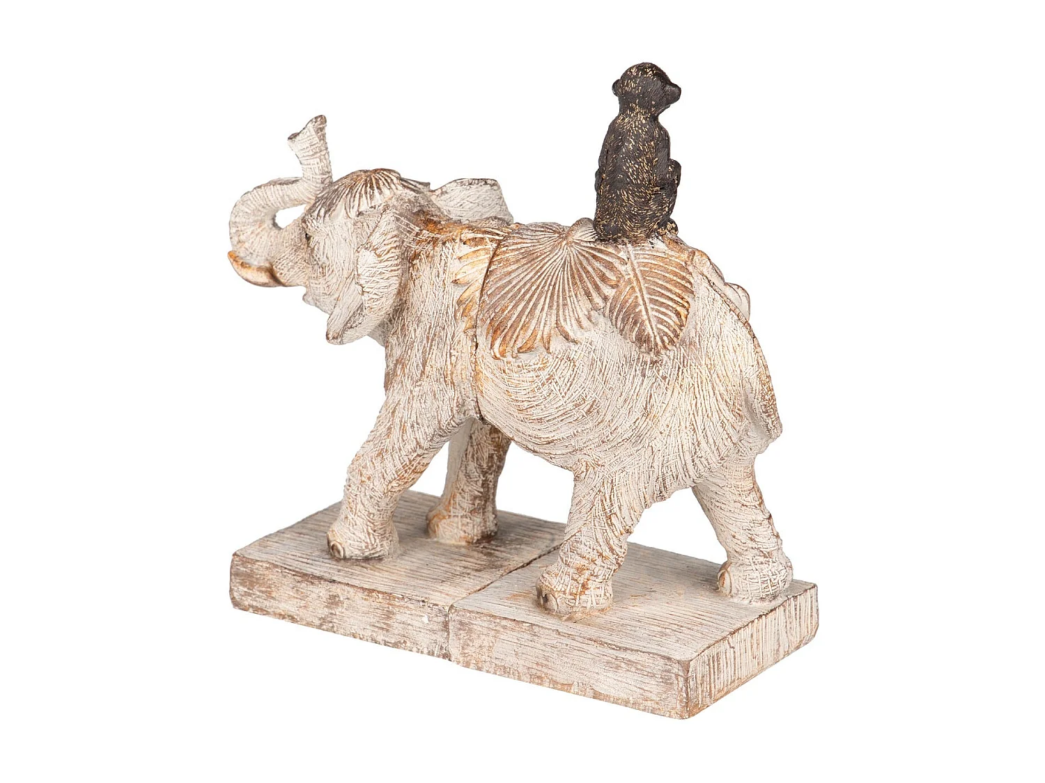 Set 2 Sujeta Libros Elefante Resina 25x10x22 Cm