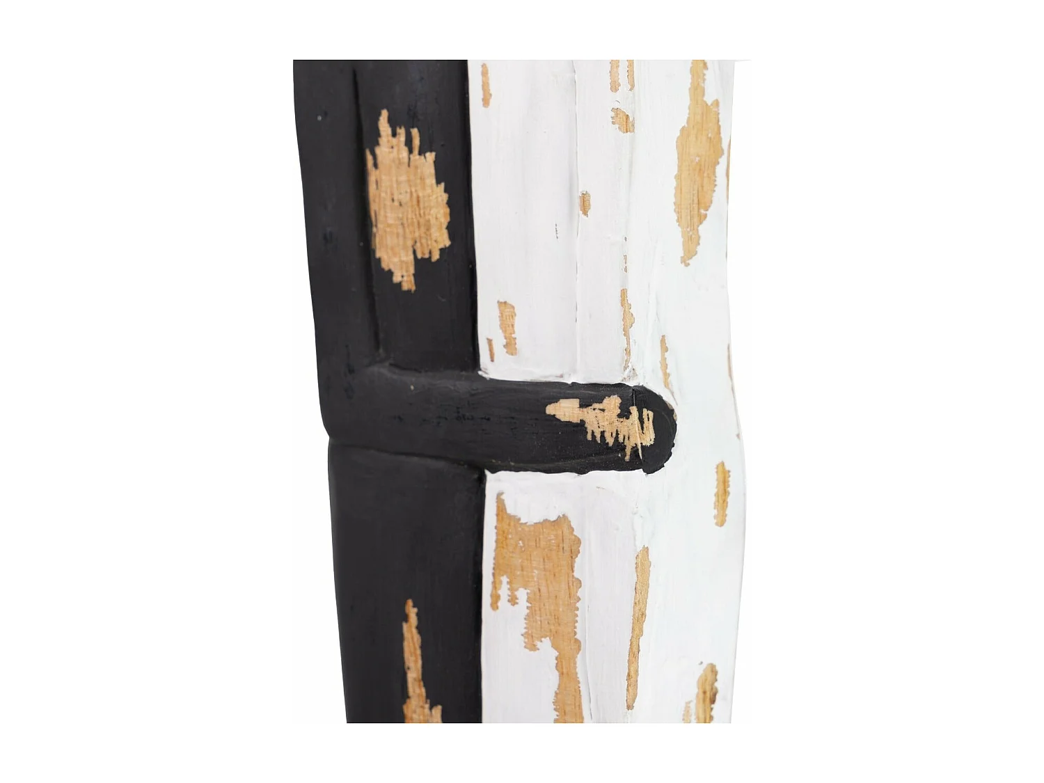 Figura Pareja Metal Madera Mango 14x9x49 Cm