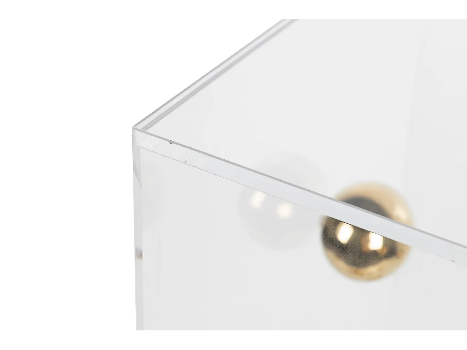 Pedestal Decoracion Acrilico Inoxidable 35x35x100 Cm