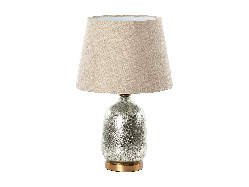 Lampara Sobremesa Cristal 30x30x48 Cm