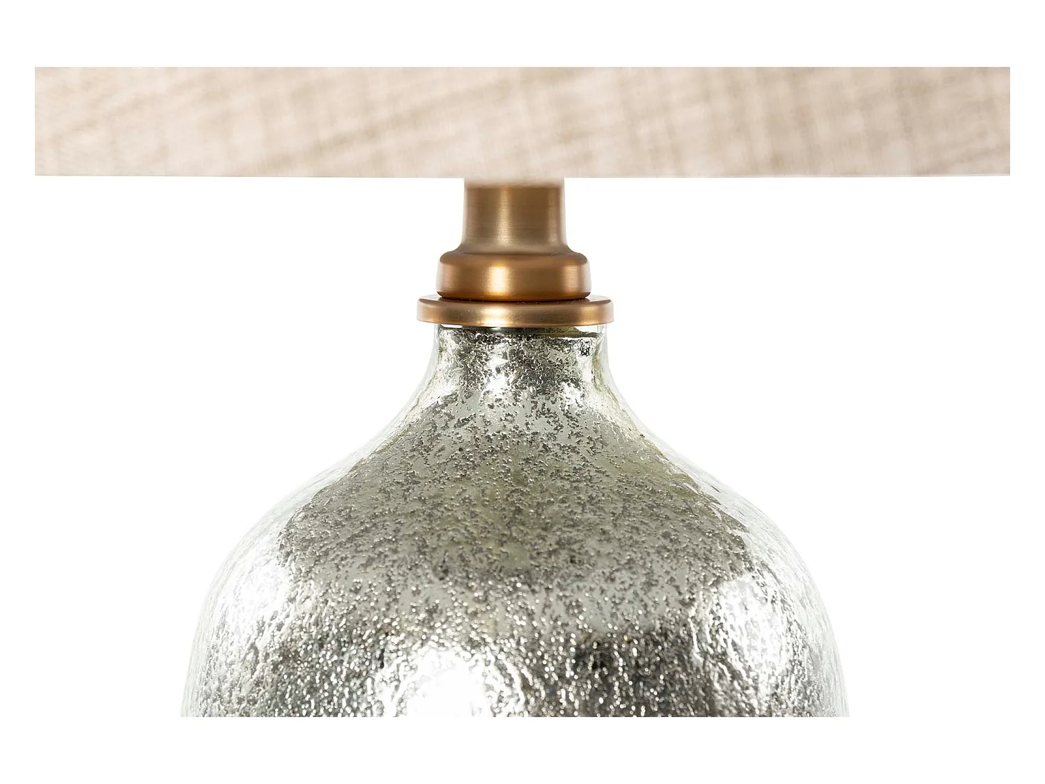 Lampara Sobremesa Cristal 30x30x48 Cm