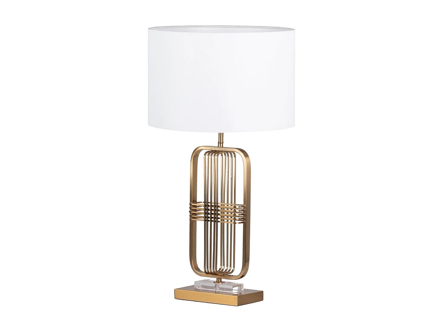 Lámpara Sobremesa Metal Ladero 38x38x70 Cm