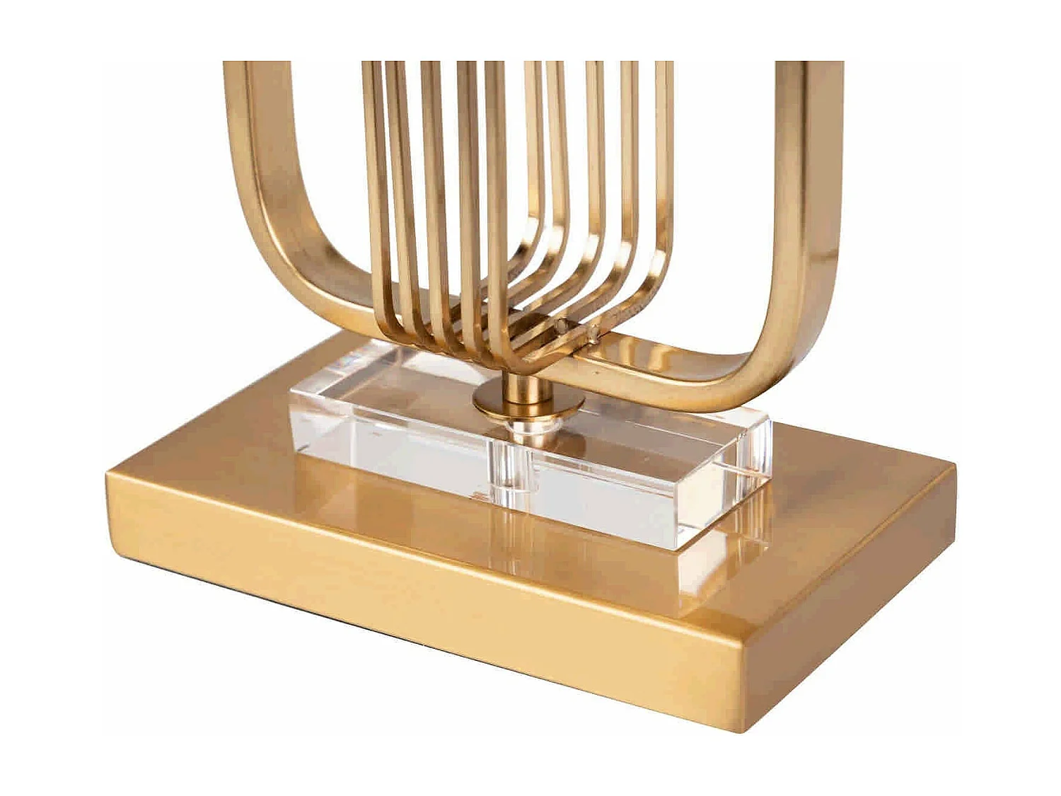 Lámpara Sobremesa Metal Ladero 38x38x70 Cm