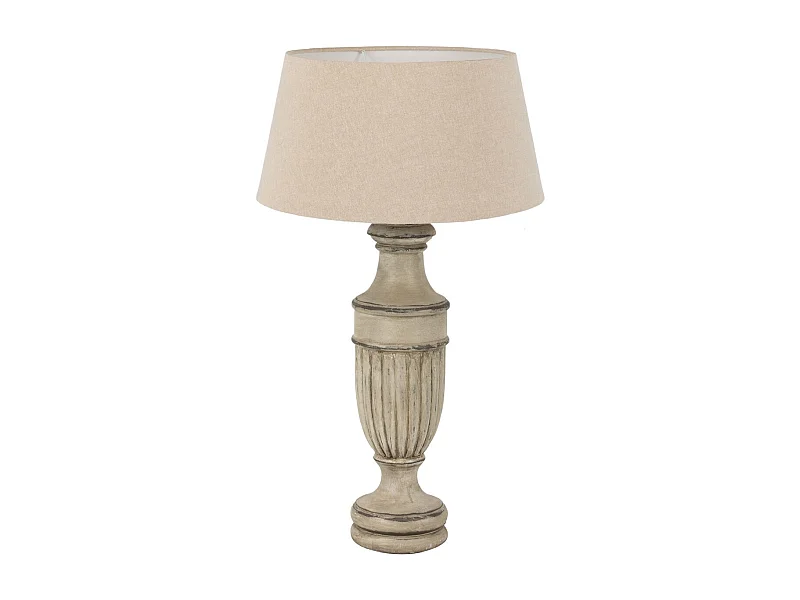 Lampara Sobremesa Madera Osian 52x61x67 Cm