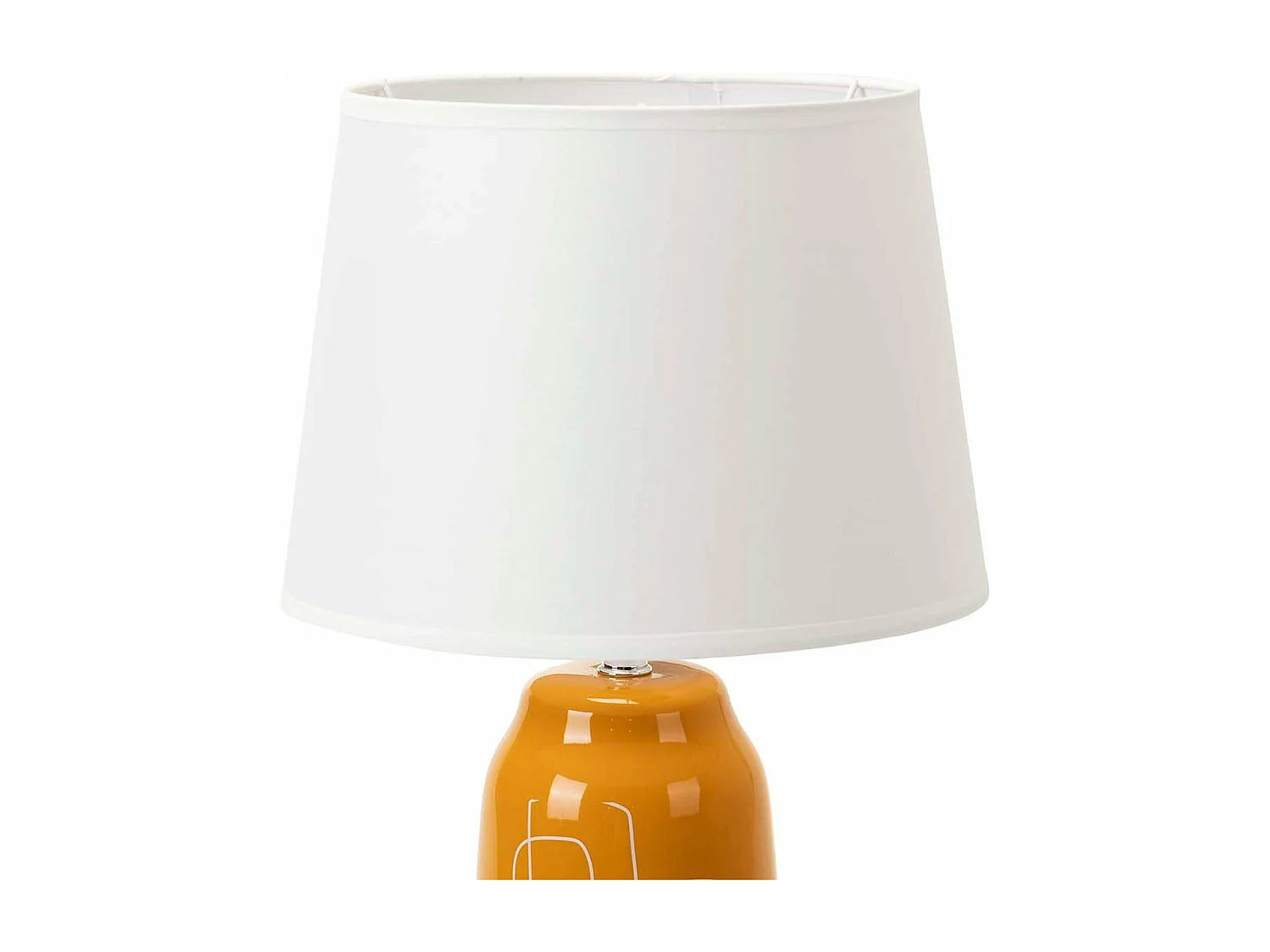 Lampara Sobremasa Ceramica 25x25x41 Cm