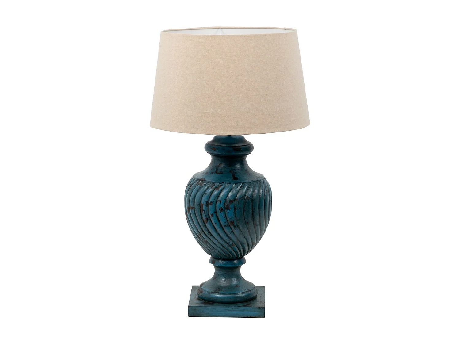 Lampara Sobremesa Madera Nokha 84x94x104 Cm