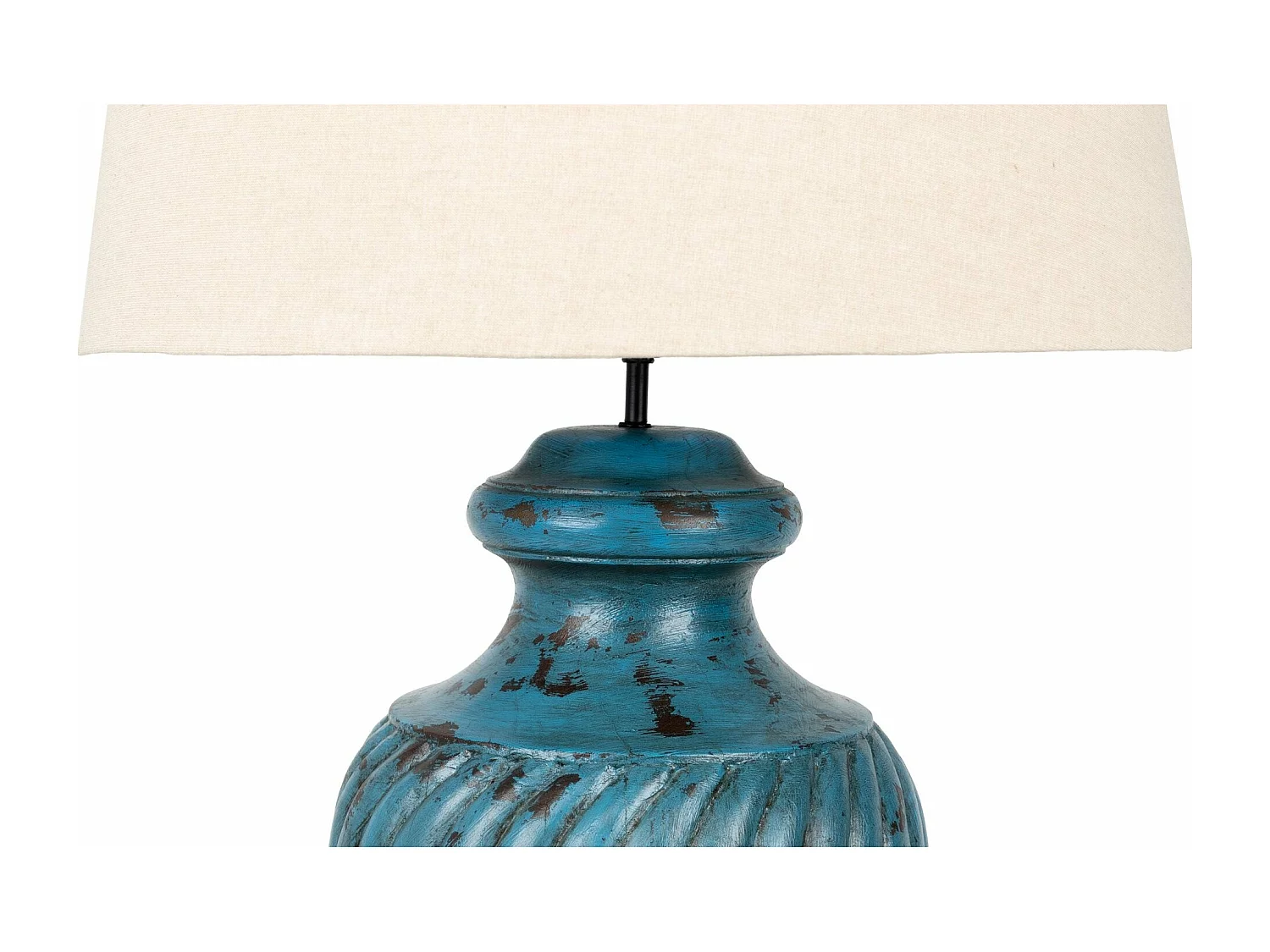 Lampara Sobremesa Madera Nokha 84x94x104 Cm