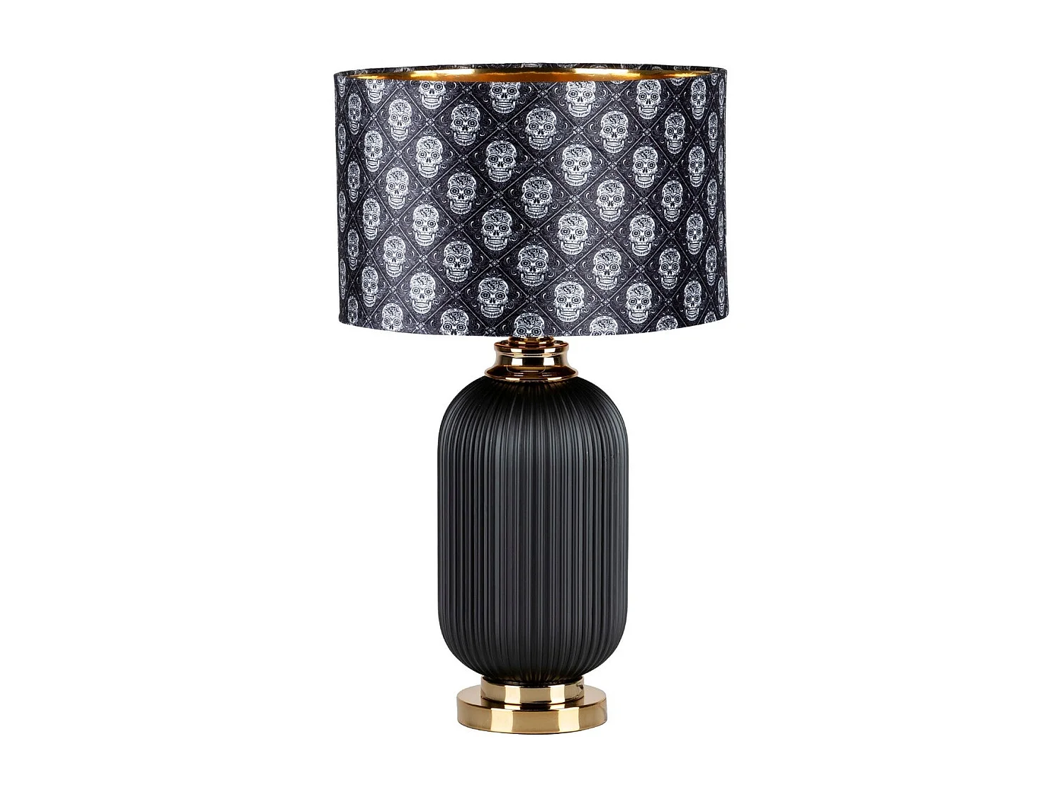 Lampara Sobremesa Skull Cristal 41x41x70 Cm