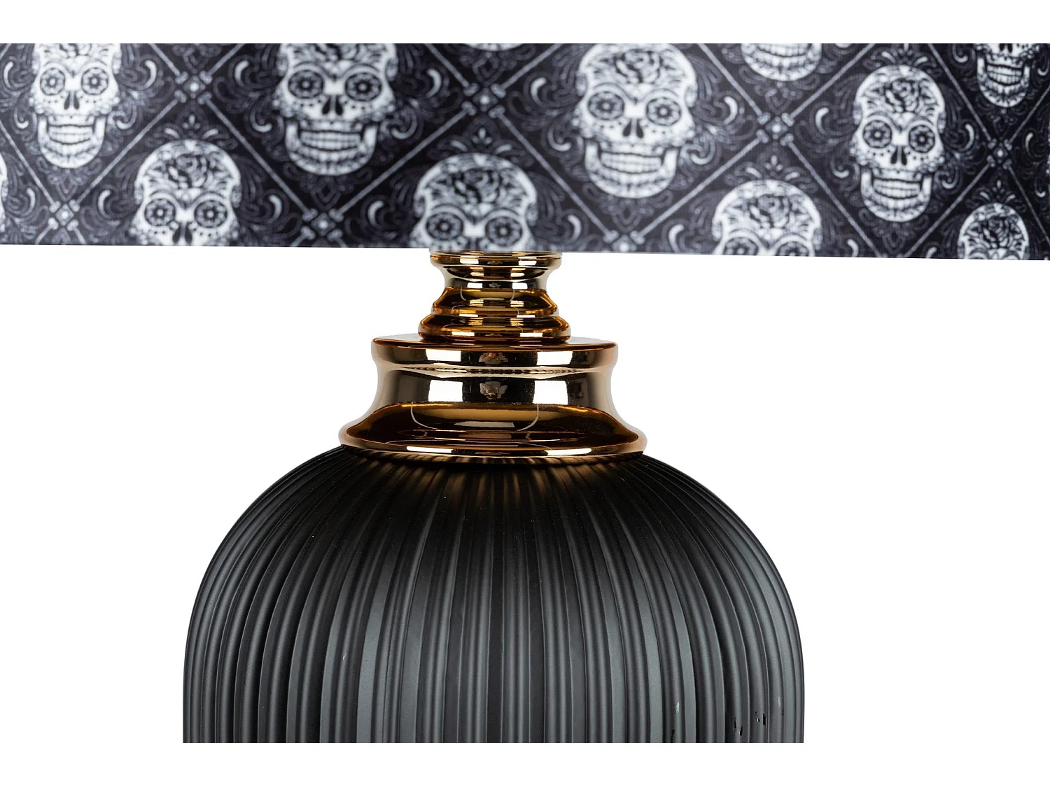 Lampara Sobremesa Skull Cristal 41x41x70 Cm