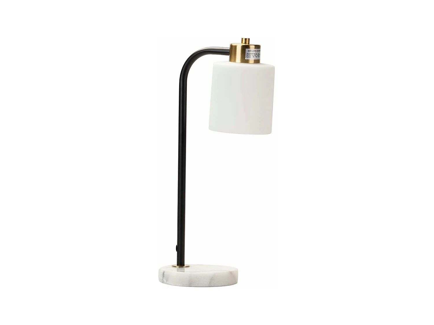 Lampara Sobremesa Metal 21x21x48 Cm