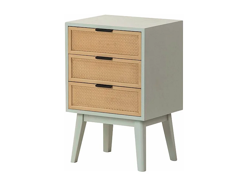 Mesita Mdf Pino Marron Gris 40x32x61 Cm