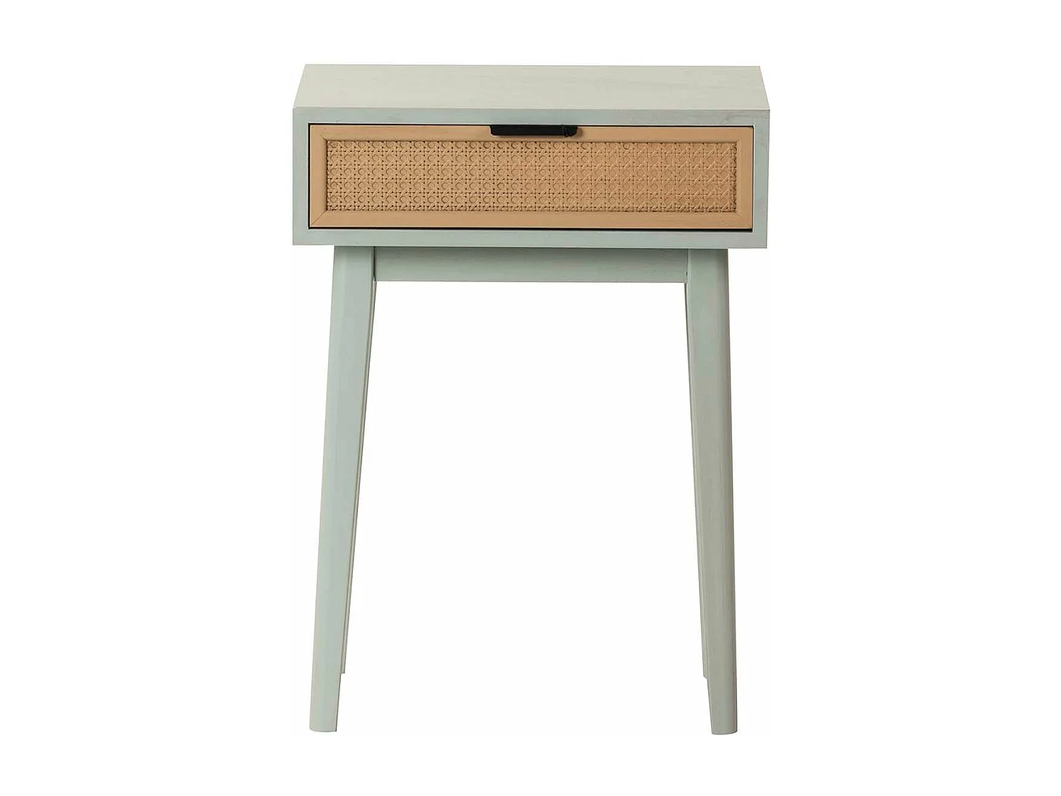 Mesita Mdf Pino Marron Gris 45x35x60 Cm