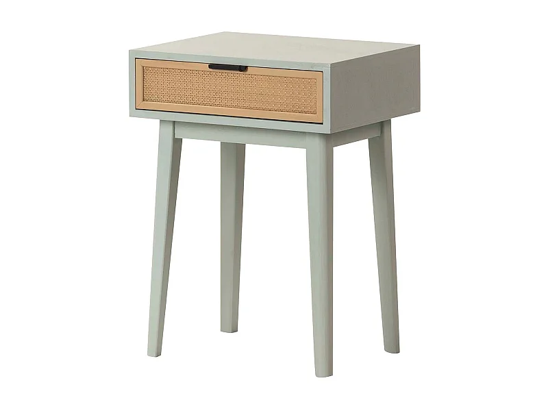 Mesita Mdf Pino Marron Gris 45x35x60 Cm