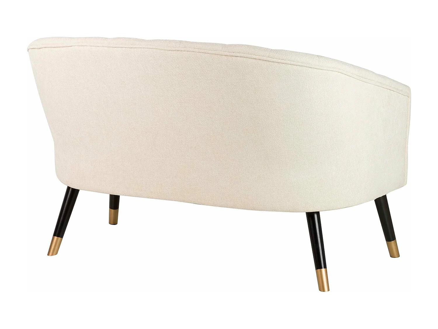 Sofá Chenilla Beige 129x72x80 Cm