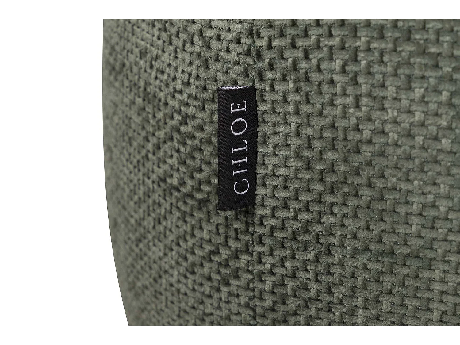 Sofá Chenilla Verde Zephyr 198x86x75 Cm