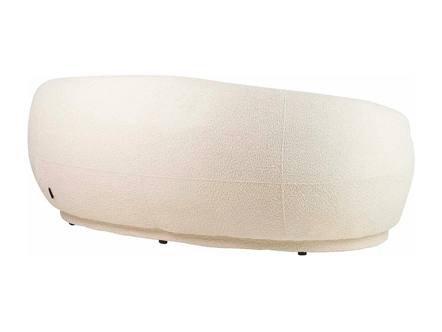 Sofa Boucle Beige Luna 191x93x73 Cm