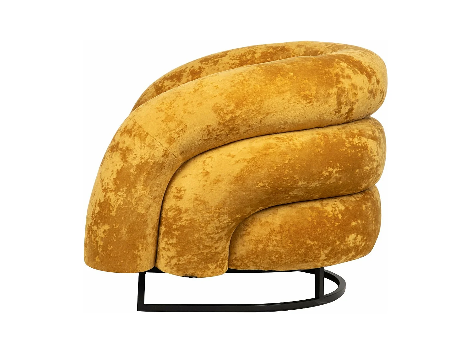 Sillon Acero Inoxidable/velvet Hanko 89x85x74 Cm