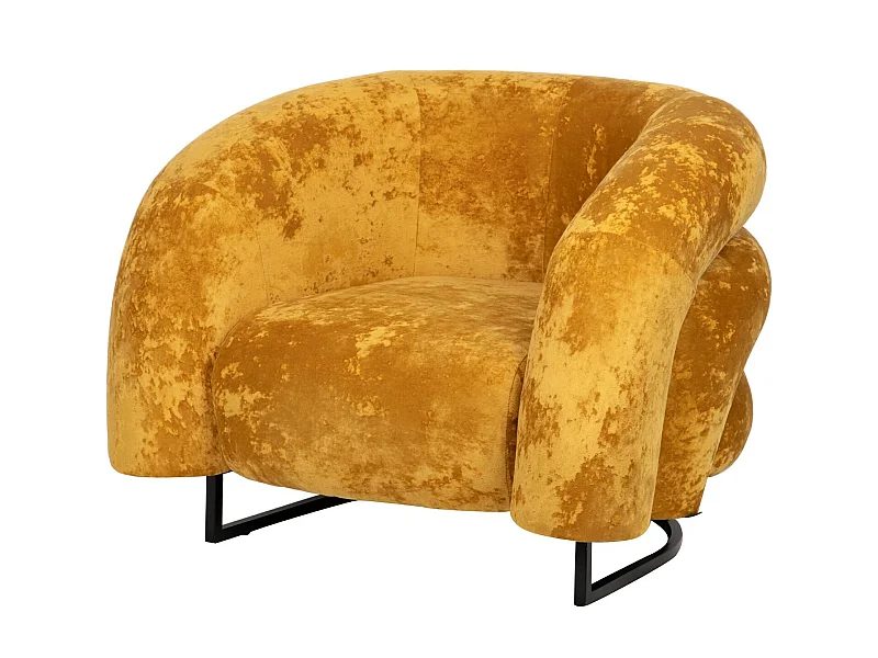 Sillon Acero Inoxidable/velvet Hanko 89x85x74 Cm