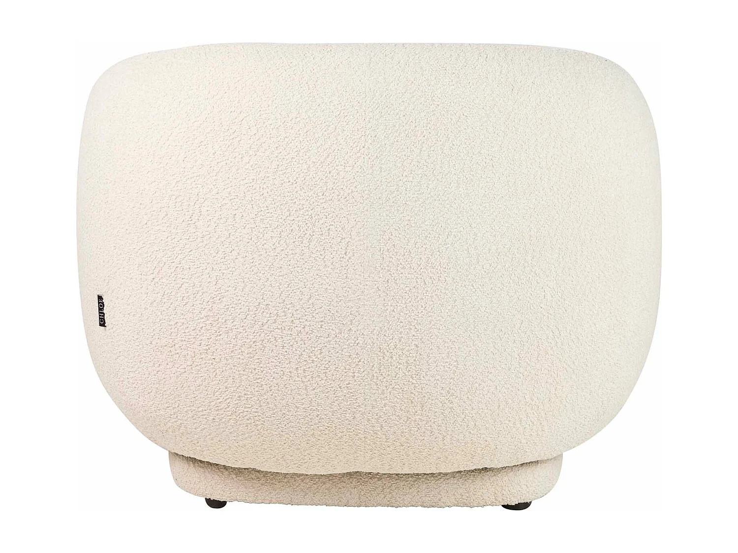 Butaca Boucle Beige Luna Giratoria 93x87x73 Cm