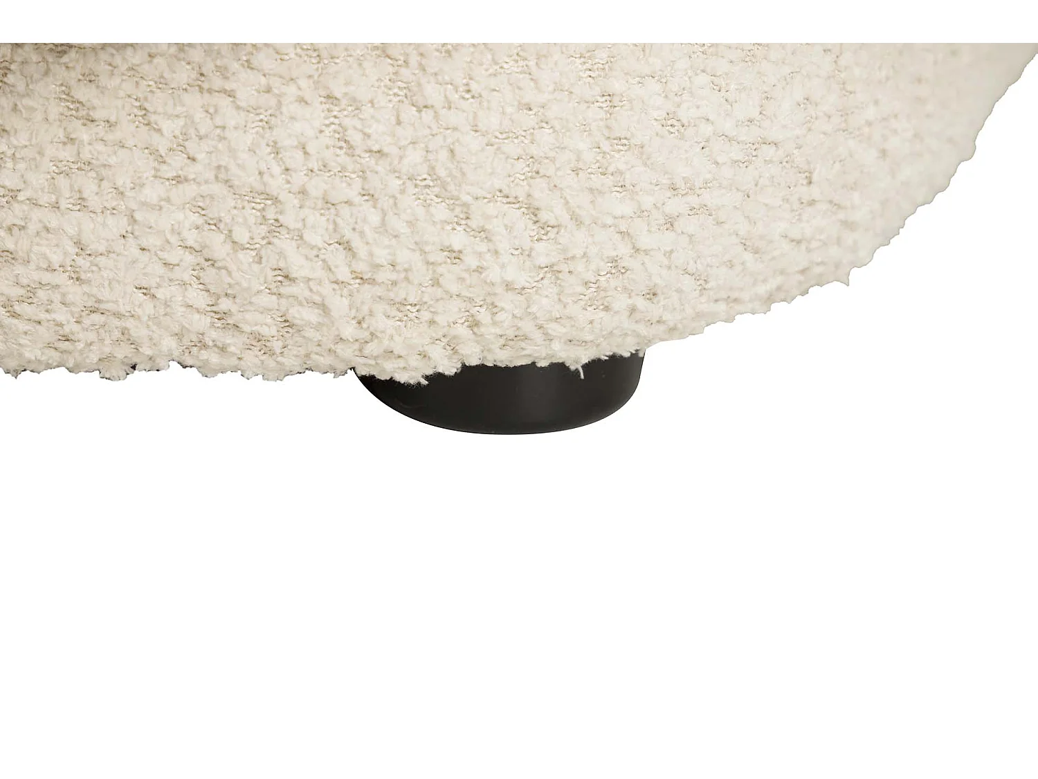 Butaca Boucle Beige Luna Giratoria 93x87x73 Cm