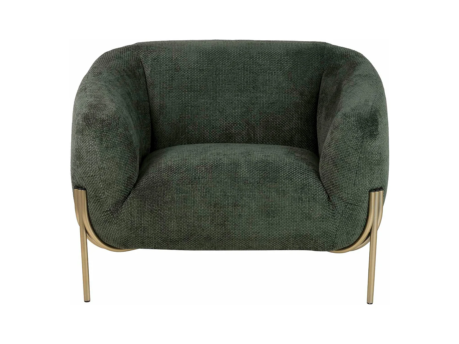 Butaca Chenilla Verde Zephyr 101x86x75 Cm