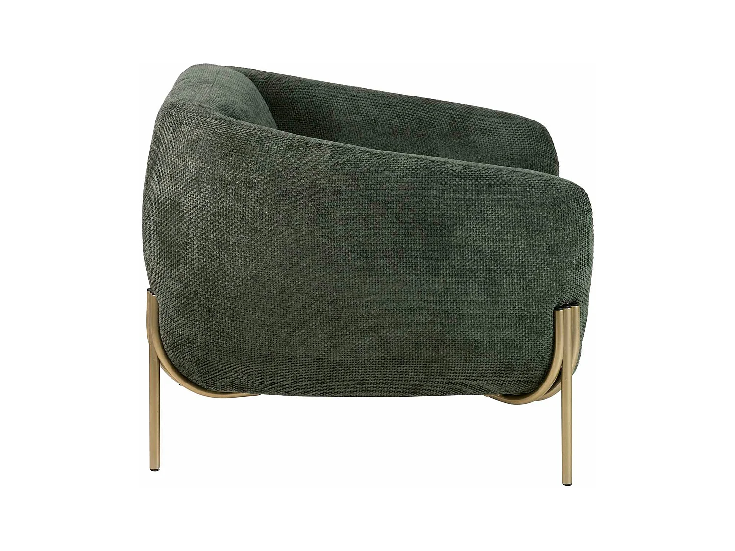 Butaca Chenilla Verde Zephyr 101x86x75 Cm