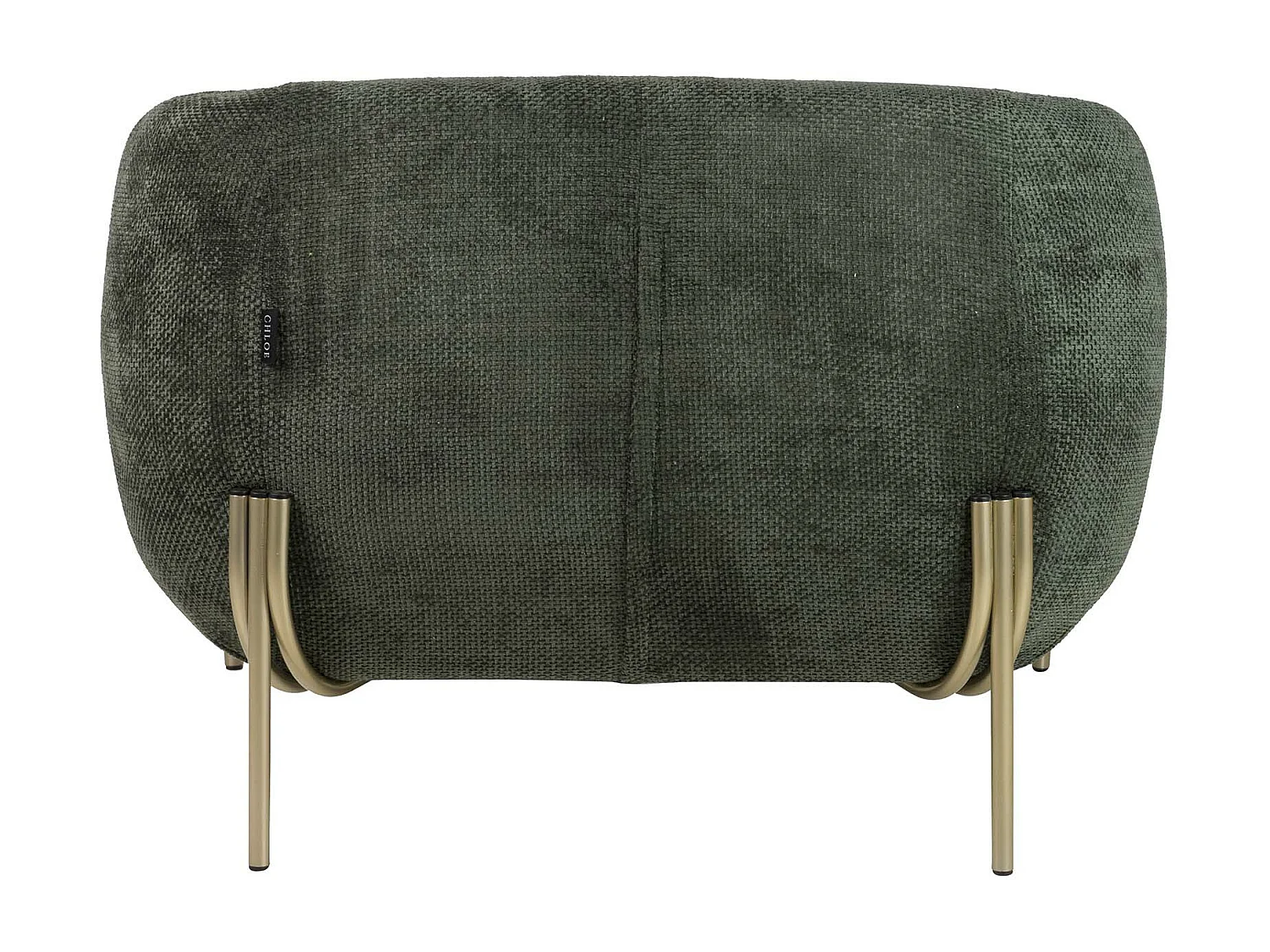 Butaca Chenilla Verde Zephyr 101x86x75 Cm