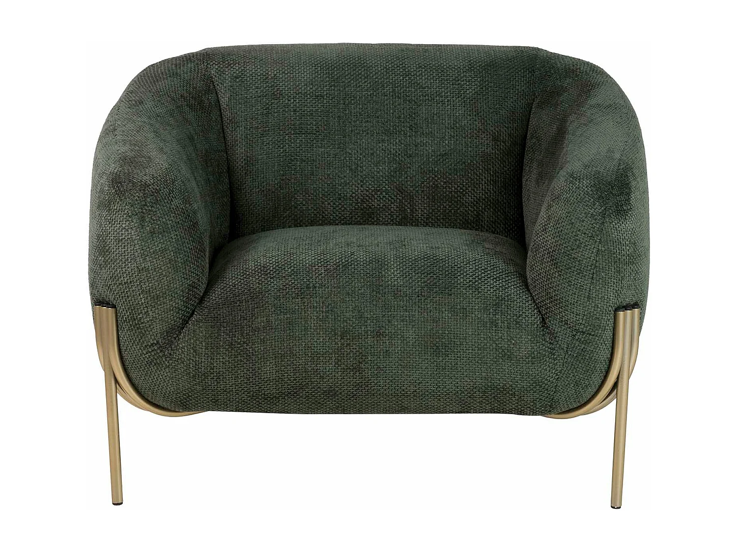 Butaca Chenilla Verde Zephyr 101x86x75 Cm