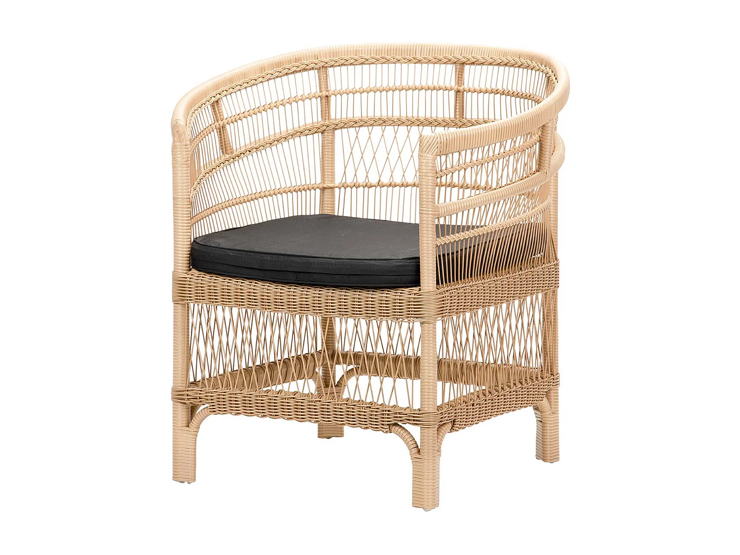 Butaca Ratan Natural 65x60x80 Cm