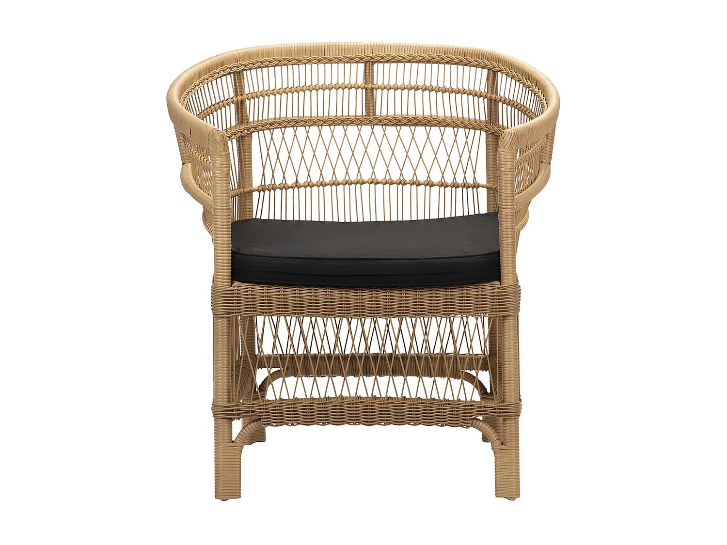 Butaca Ratan Natural 65x60x80 Cm