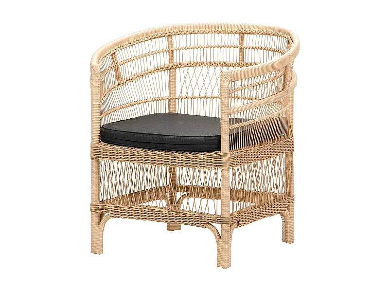 Butaca Ratan Natural 65x60x80 Cm