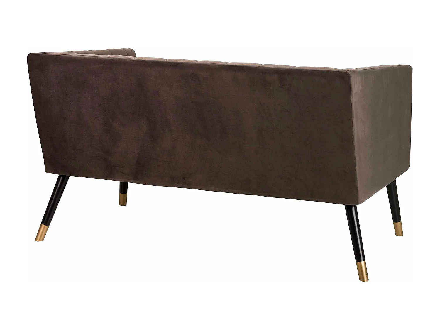 Sofá Velvet Marrón 130x70x74 Cm