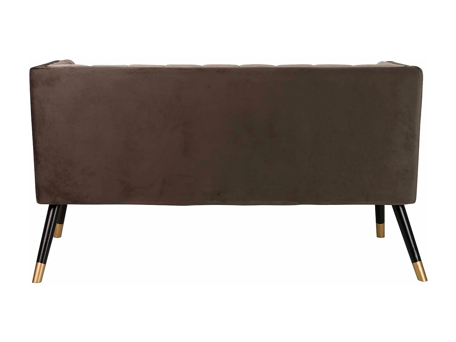 Sofá Velvet Marrón 130x70x74 Cm