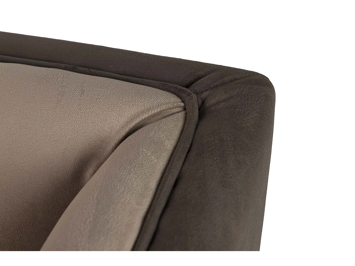 Sofá Velvet Marrón 130x70x74 Cm