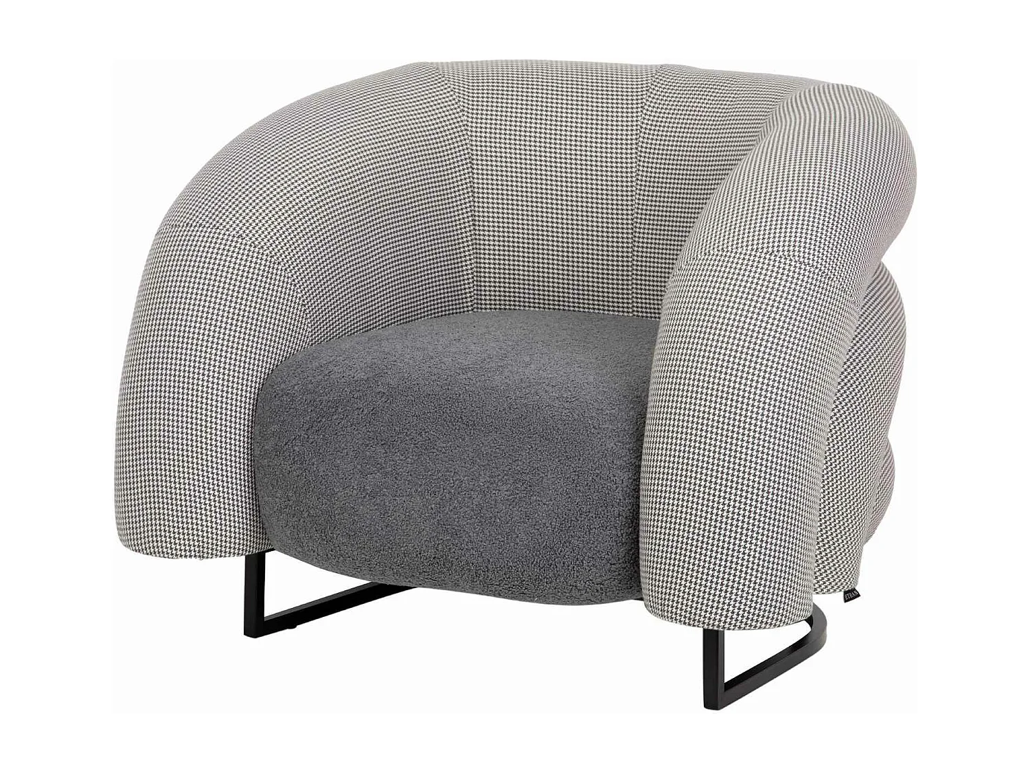 Sillon Tela Gris Hanko 89x85x74 Cm