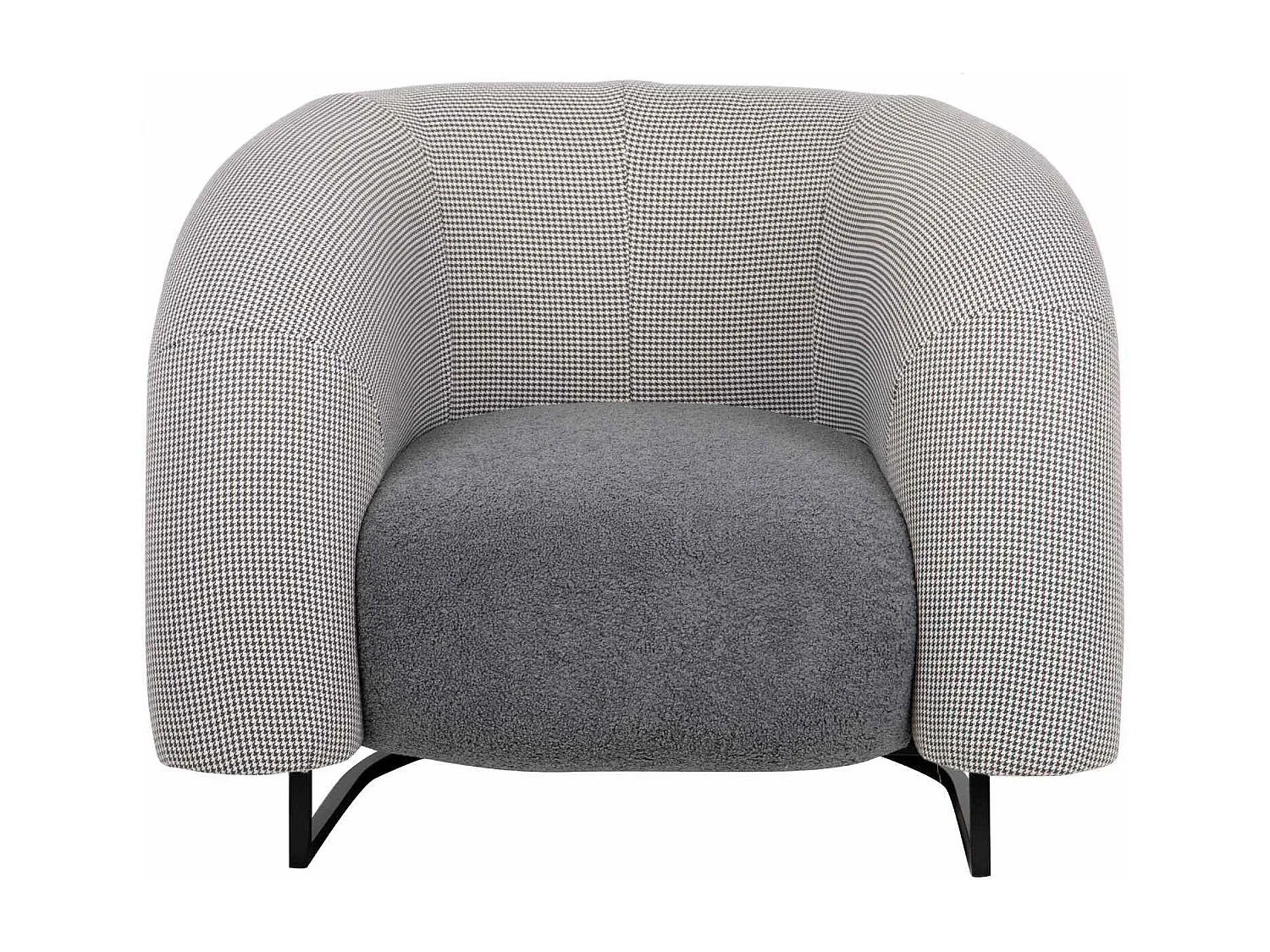Sillon Tela Gris Hanko 89x85x74 Cm