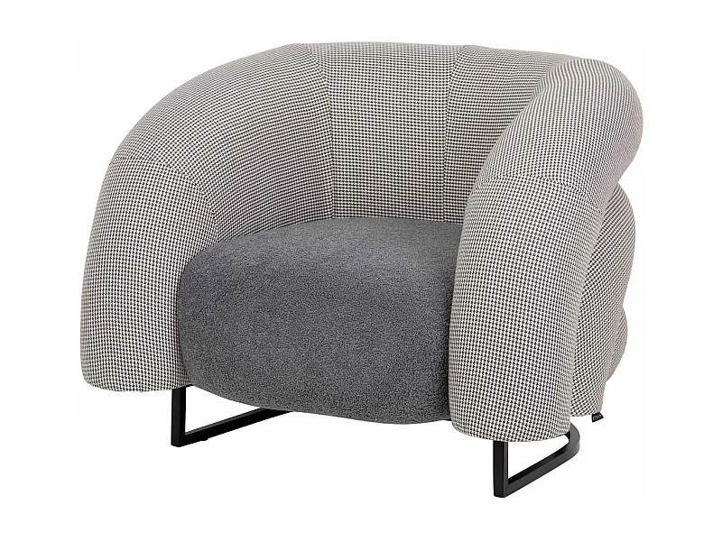 Sillon Tela Gris Hanko 89x85x74 Cm