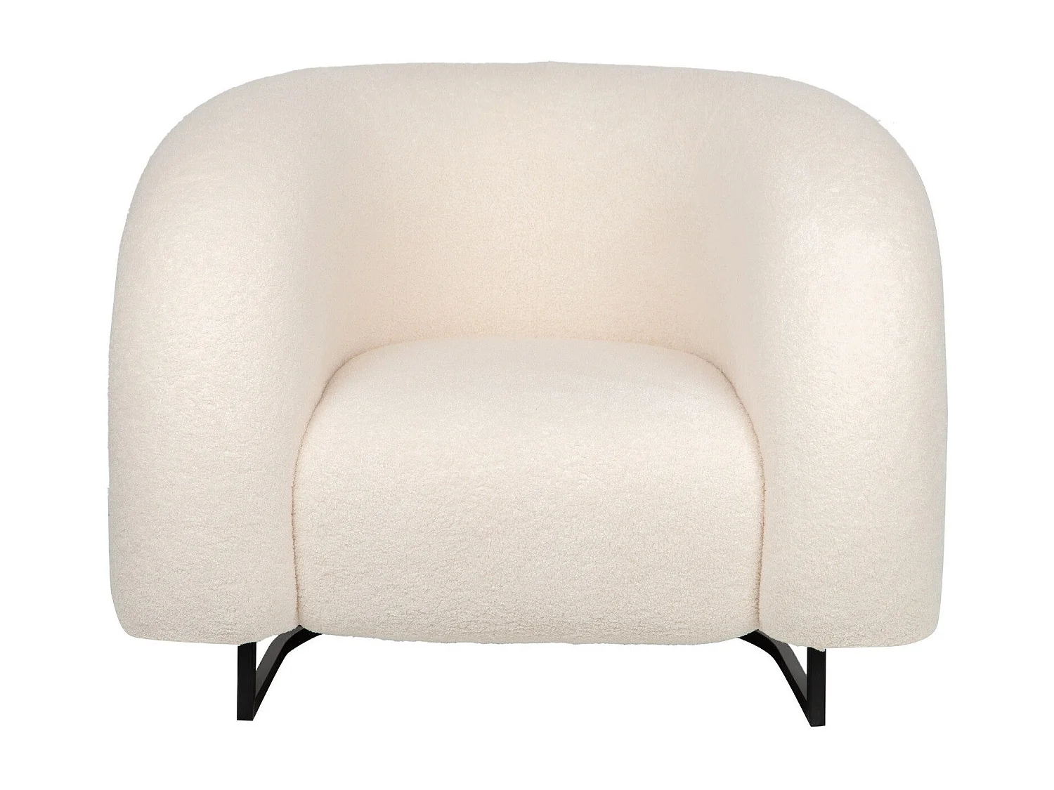 Sillon Boucle Blanco Hanko 89x85x74 Cm