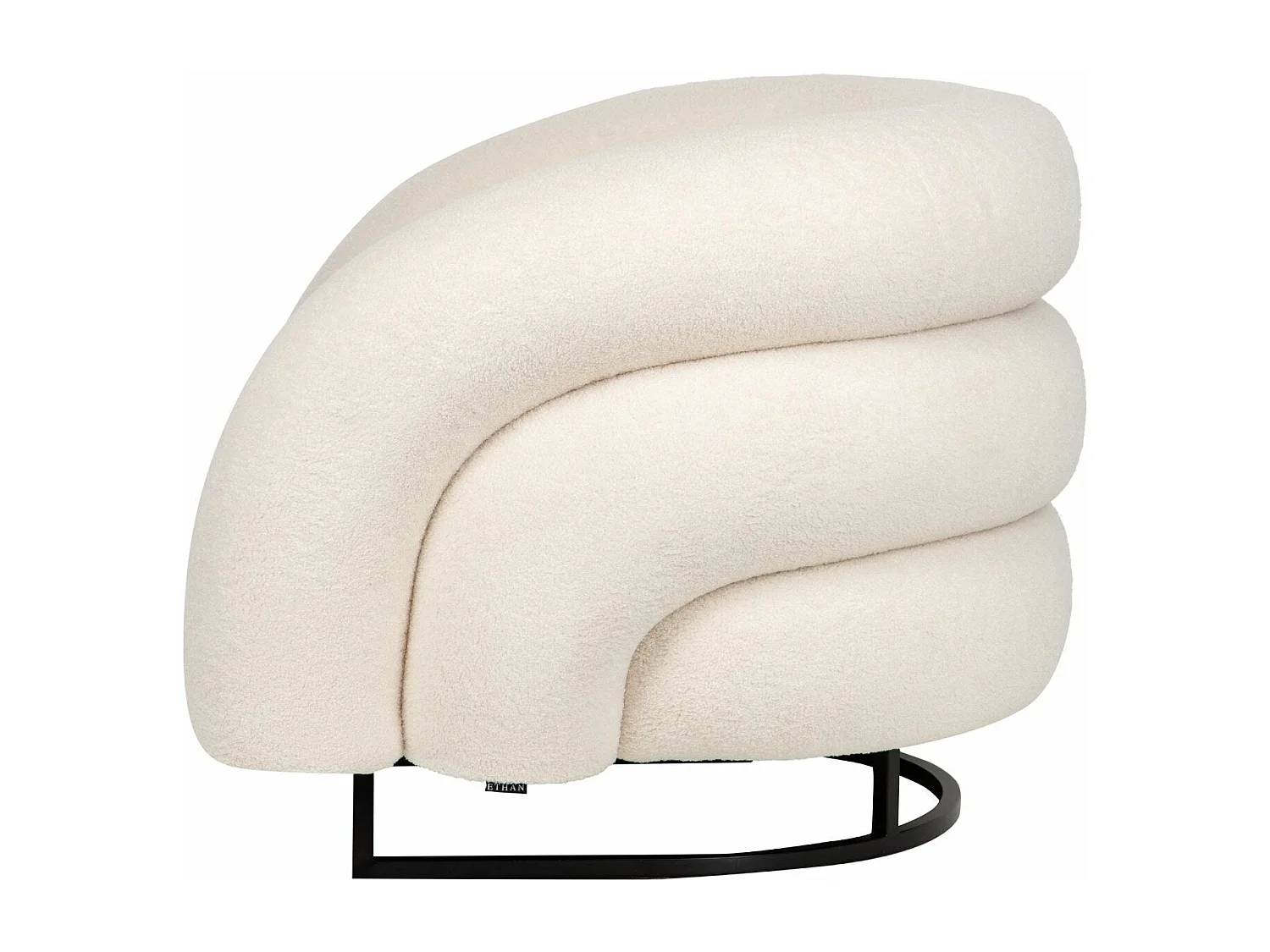 Sillon Boucle Blanco Hanko 89x85x74 Cm