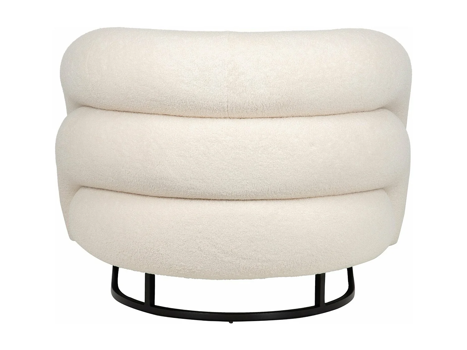 Sillon Boucle Blanco Hanko 89x85x74 Cm