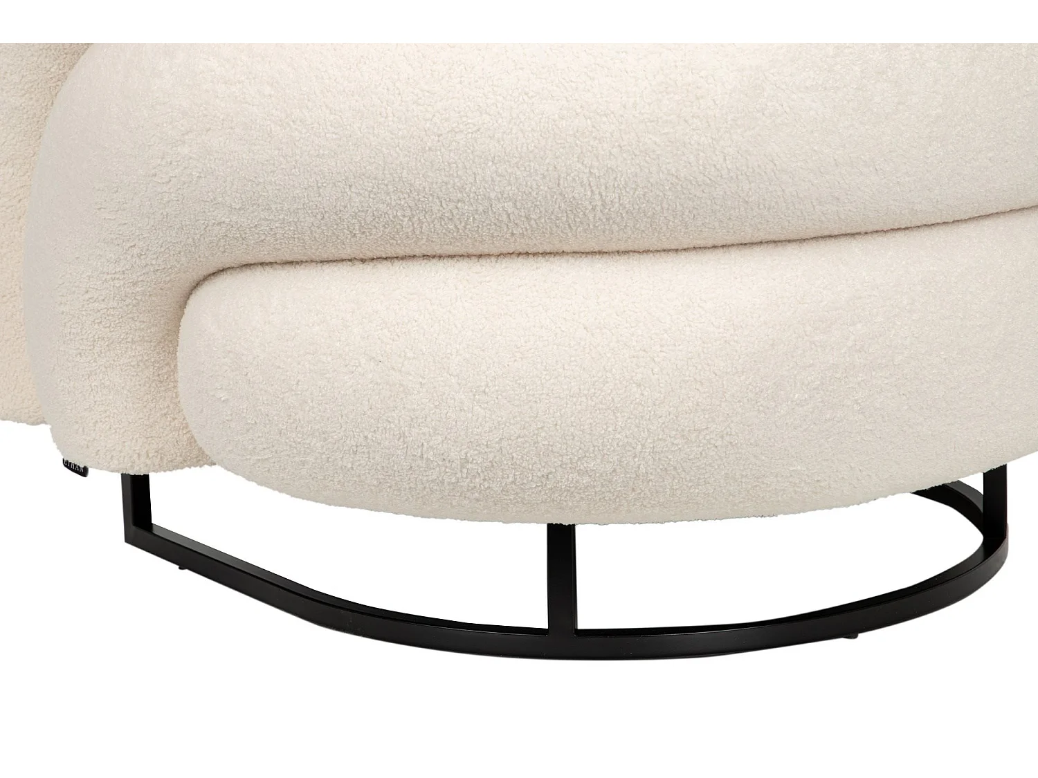 Sillon Boucle Blanco Hanko 89x85x74 Cm