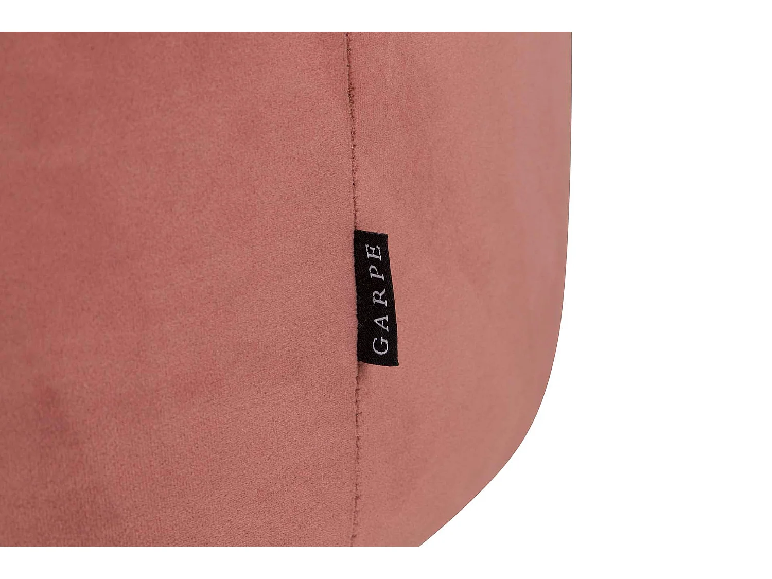 Sofá Velvet Rosa 195x84x76 Cm